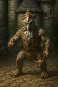 3D digital render of Gidium the Verminog, a pestilence-themed creature design for the Quest for Kimel Drago series.