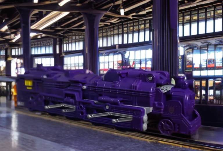 Astrotrain in train mode.