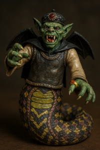 Detailed digital render of the Black Wizard Witalis Atrox, featuring ornate dark sorcerer robes and arcane artifacts.