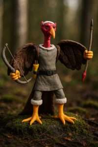 3D render of Bonestealer the Buzzardwere, featuring avian-humanoid hybrid details.