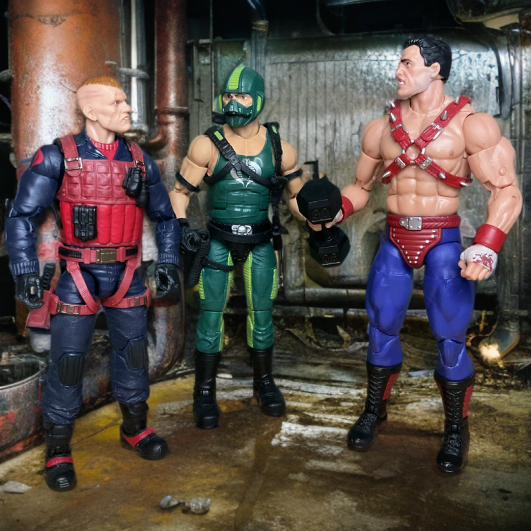 Big Boa with other Cobra members Scrap Iron and Copperhead.