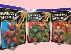 Picture of three bootleg MOTU knock offs.
