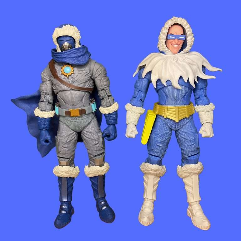 Vergleiche die beiden Versionen von Captain Cold.