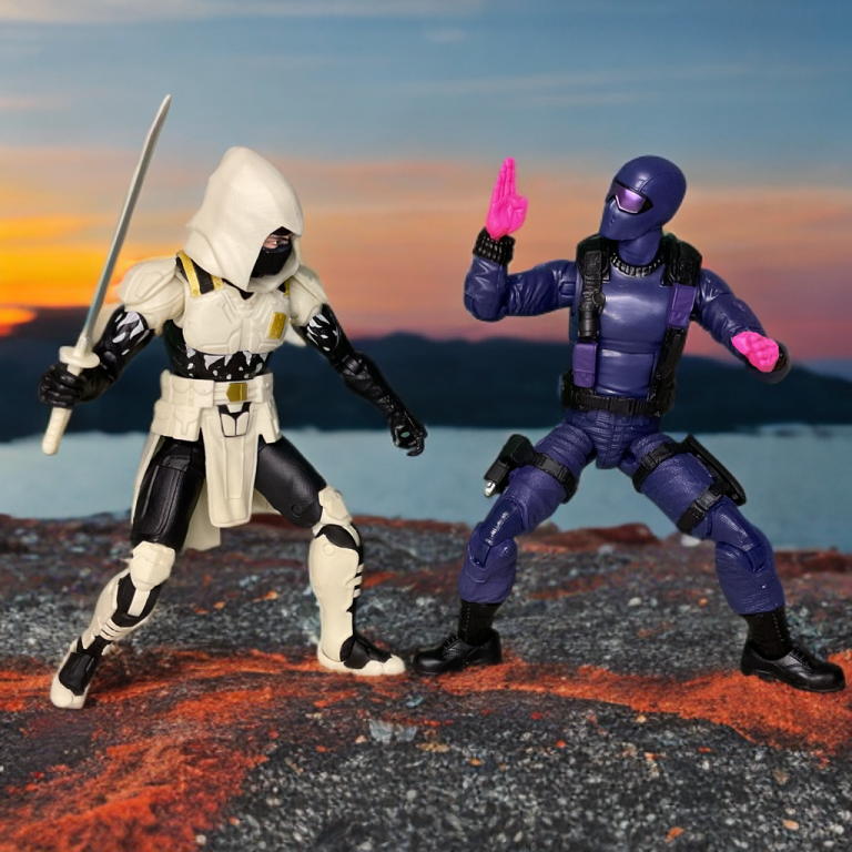 Ninjas en el crepúsculo.