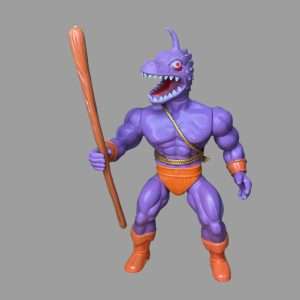 Gecko (v1) from the Warrior Beasts with accessory.