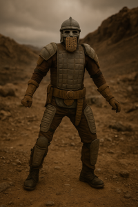 3D digital render of Warterz Kurhan, the undead antagonist.