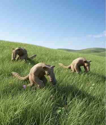 Gorblagonn grazing in a field a day before the attack.