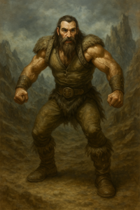 3D render of Magnus Adamanteus in ornate, indestructible armor.