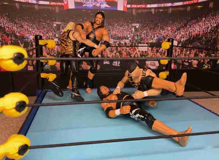 Jerry Sags consegue o pinfall em Samu.