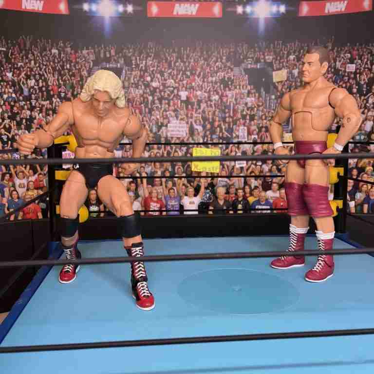 Eine ikonische Szene von 1994: Ric Flair stolziert in seiner Robe über die Ringseile und verhöhnt Regal.