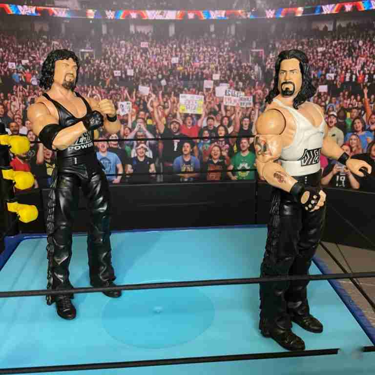 Ultimate Diesel vs. Diesel action figure showdown scene.