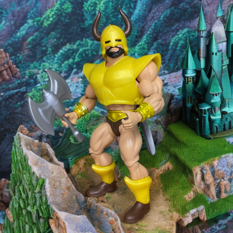 Kol-Darr standing on a hill in front of a mystical castle.
