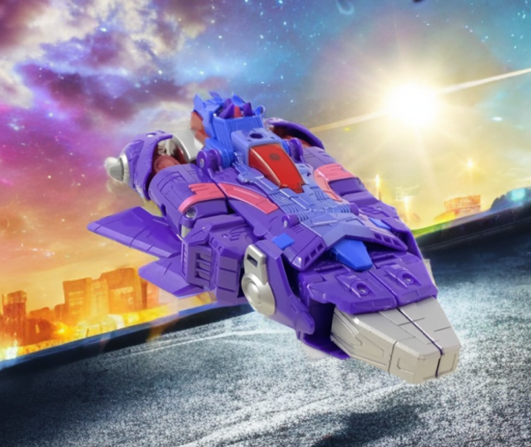 Alpha Trion se prépare à l'atterrissage sur fond de ciel magnifique.