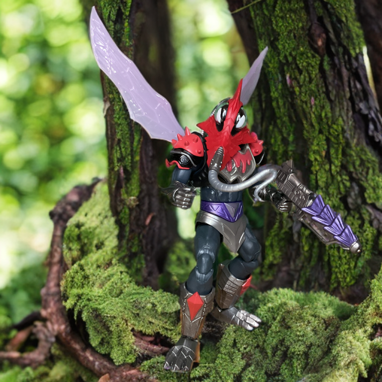Nova pose de perseguição do Mosquitor de Eternia