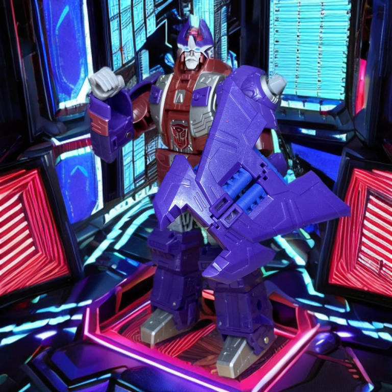 Alpha Trion avec le bouclier dans la salle de contrôle.