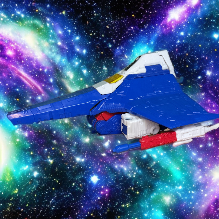 Nacelle in full jet configuration in space.