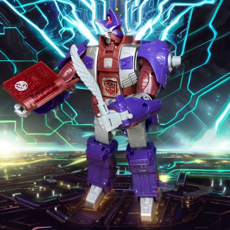Alpha Trion écrit dans le Pacte de Primus, la barbe coulante.