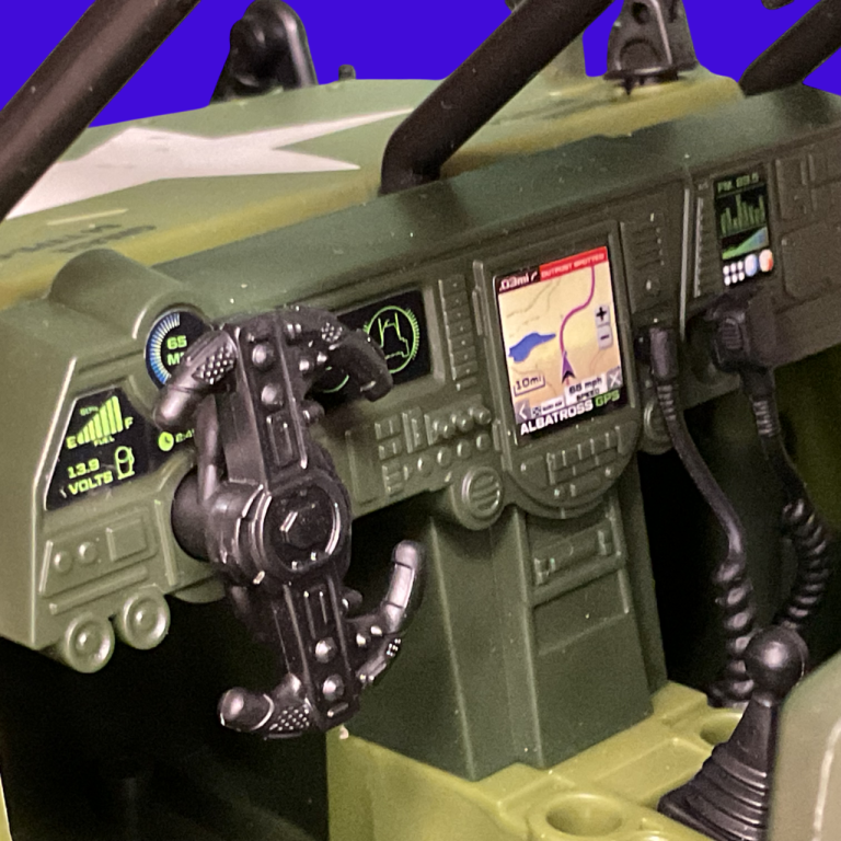A.W.E. Striker Interieur mit herausnehmbarem Überrollkäfig und zusätzlichem Beifahrersitz installiert