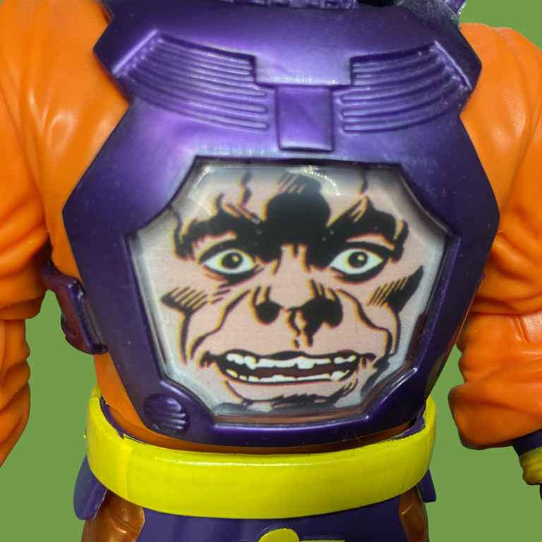 Eerie close-up of Arnim Zola.