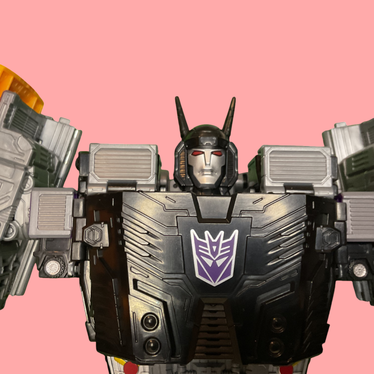 Close-up of Menasor against a neutral background.